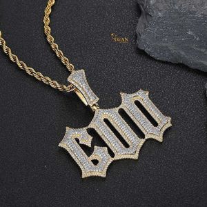 Alta calidad 10K oro sólido laboratorio cultivado diamante Iced Out 600 CEO colgante collar Hip Hop joyería fábrica proveedor al por mayor - Product Image 1