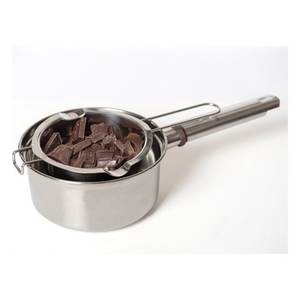 LA DOLCETTERIA Bain-marie double en acier inoxydable poli chromé 5245 Gp Me, bouilloire 11 cm - Product Image 3