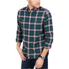 Chemise Homme Manches Longues Tendance Dégradé de Couleurs Logo Personnalisé 100% Coton Design Décontracté Qualité Supérieure Anti-Plis Automne - Product Image 5