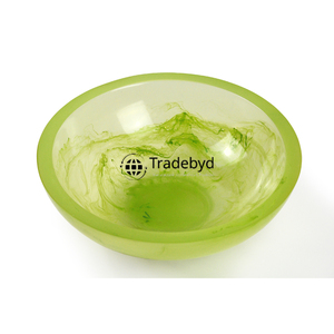 Bol élégant en résine pour centre de table et décoration de maison moderne faite à la main par Tradebyd - Product Image 1