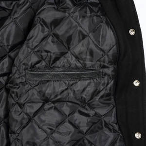 Chaqueta de Invierno para Hombre, Estilo Letterman, Poliéster/Algodón, Transpirable, de Secado Rápido, con Cuello Alto, Diseño Cómodo y de Alta Calidad - Product Image 5