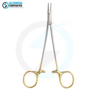 Portaagujas Manual de Acero Lawrence, Construcción Reforzada para Agujas Grandes, Uso en Cirugía Ortopédica y Veterinaria - Product Image 1