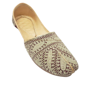 CHAUSSURES CASUAL HOMMES CHAUSSURES CULTURELLES STYLE PUNJABI KHUSSA JUTTI DOS OUVERT KHOLAP[URI CHAPPAL OEM ODM SERVICE PAR AA IMPEX - Product Image 2