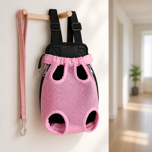 Pet Front Carrier <b>Backpack</b> Breathable Mesh Chest Bag For Small <b>Cat</b> Dog Travel - Product Image 3