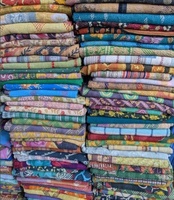 Vente en gros de courtepointe Kantha Vintage indien, couverture réversible en coton fait à la main