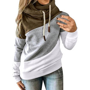 Vente en gros de pulls à capuche violets dernière mode de qualité supérieure sweats à capuche pour femmes couleur unie respirant sweats à capuche pour femmes nouveau - Product Image 3