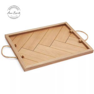 Bandeja de madera redonda grande con trabajo de resina utilizada para el restaurante del hotel MEJOR PRECIO DE LA India - Product Image 6