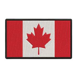 Parche de bandera de Canadá, parche de bandera bordado canadiense, parche bordado de bandera canadiense para coser - Product Image 5