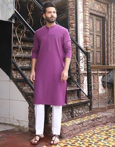2024 TOP QUALITY MENS SOFT PARTY WEAR SOLID COLOR KURTA SHALWAR FASHION SHALWAR KAMEEZ MADE in PAKISTAN NEW LATEST DESIGN - Product Image 4