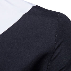 Camisa de vestir informal formal ajustada para hombre de nuevo diseño al por mayor 2025 tela de sarga de manga larga estilo callejero - Product Image 3