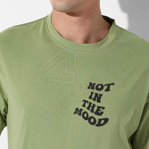 Conjunto de Ropa Casual de Verano para Hombre, Talla Grande, Camiseta y Pantalones Cortos de Tela de Rizo de Algodón con Cuello Redondo y Bolsillo, Secado Rápido y Transpirable - Product Image 2