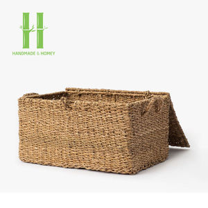 New Choice Set 3 Caja de almacenamiento Seagrass Natural Eco Friendly Uso para decoración Embalaje personalizado Hecho en Vietnam Fabricante - Product Image 3