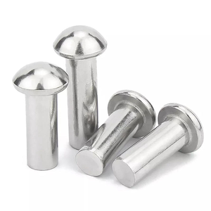 Rivets à tête ronde en aluminium sur mesure, attaches métalliques solides M1 à M30 pour quincaillerie industrielle, modèle LB-0506 - Product Image 1