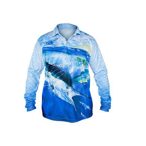 Polos de pêche confortables conçus avec un tissu à séchage rapide et frais pendant les journées chaudes, parfaits pour une utilisation en plein air et décontractée - Product Image 1