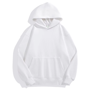 Sweat à capuche pour hommes surdimensionné de haute qualité en coton épais uni sans ficelle grande taille échantillon de Logo gratuit pour l'hiver - Product Image 2