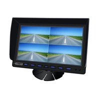 Moniteur IPS AHD 10,1 pouces |   Enregistrement en boucle DVR 4 canaux intégré |   Écran haute luminosité 500 cd/m² pour flotte de camions, bus et excavatrices