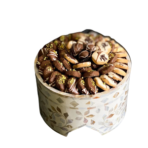 Handmade Luxury Mother of Pearl Tray Mother of Pearl <b>Cake</b> <b>Stand</b> for Arabian Mother of Pearl Inlaid Serving Trays - Product Image 5