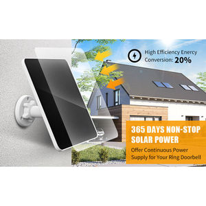 Panneau solaire 7W 5V avec câble de 10 pieds compatible avec Ring Video Doorbell 3/3+/4E, etc. - Product Image 2