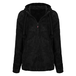 Chaqueta de Forro Polar para Mujer, Moderna, Ajustable, con Capucha, Transpirable, Cómoda, Suave, Cálida y Ligera, Venta al por Mayor - Product Image 2