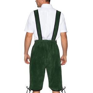 Vente en gros personnalisé élégant bavarois Lederhosen tenue hommes traditionnel allemand Oktoberfest Trachten porter des robes courtes TV inspiré - Product Image 2