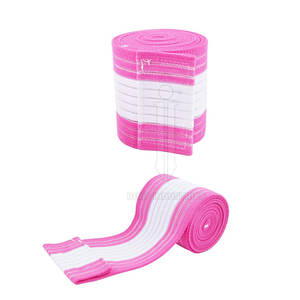 Rodilleras de Fitness resistentes con estampado personalizado a precio de venta al por mayor rodilleras de Material elástico para levantamiento de pesas rodilleras para entrenamiento de gimnasio - Product Image 2