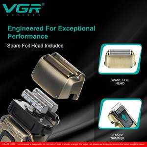 Afeitadora Eléctrica Recargable USB para Hombre, Maquinilla de Afeitar Inalámbrica con Función Impermeable IPX7, Máquina de Afeitar Lavable, Recortadora de Larga Duración - Product Image 5