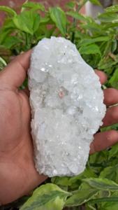 En gros Naturel Bleu Apophyllite Zéolite Cristal Cluster Haute Guérison Pierre Brute Spécimen Minéral Décoratif Rouge Améthyste - Product Image 6