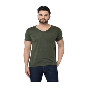 Trọng Lượng Nhẹ Của Người Đàn Ông V Cổ T-Shirt 100% Cotton Vải Chống-Pilling Ngắn Tay Áo Thiết Kế Cổ Điển Hoàn Hảo Cho Hàng Ngày Thoải Mái - Product Image 1
