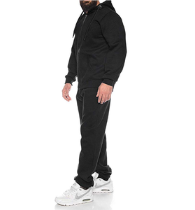 Chándal personalizable de algodón 100% para hombre, chándal de dos piezas con cremallera completa y cintura alta, precio directo de fábrica - Product Image 5