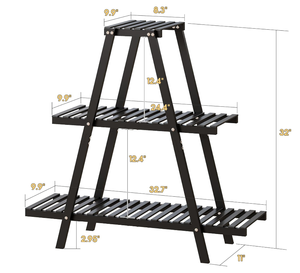 Support de fleur en métal multicouche amovible de personnalisation de haute qualité pour l'affichage de fleurs multiples fabriqué en Inde - Product Image 3