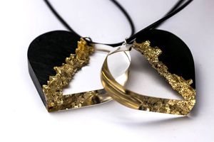 2024 nouveauté rue garçon clair résine lien collier vente chaude Hip Hop Punk infini tour de cou pour hommes bijoux fabriqués - Product Image 3