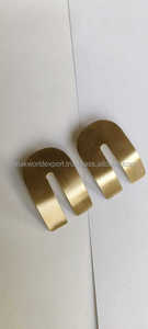 Costum Wholesale Fashionable Brass <b>Earring</b> Natural Finish Beautiful Look Trendy Designer Tops Handmade <b>Earrings</b> By FWE - Product Image 3