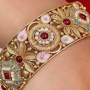 Brazaletes de Moda para Mujer Chapados en Oro de Primera Calidad, Fabricación en Fábrica, Diseño Personalizado, Nuevos, Raahi Enterprises - Product Image 6
