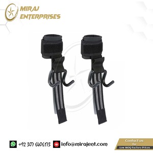 Pull-Up Support Gym Fitness Équipement Train drop shipping Haltérophilie Crochets Sangles Rembourré Poignet Poignées Pour Powerlifting - Product Image 3