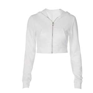 2025 sweats à capuche courts à fermeture éclair pour femmes meilleure qualité pour des vêtements d'hiver décontractés avec option de logo personnalisé disponible en plusieurs couleurs - Product Image 1