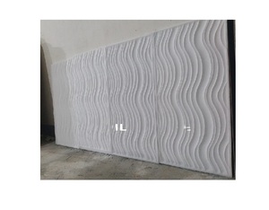 Tuile de marbre blanc ondulé de belle conception pour la décoration extérieure et intérieure de la maison, de l'hôtel, de la villa et du bureau - Product Image 1