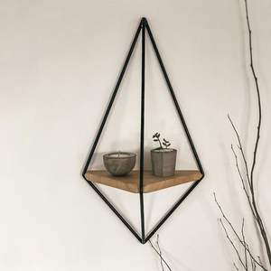 Étagères murales en métal écologiques de qualité supérieure pour la décoration du salon, offrant une construction durable et un gain de rangement pratique - Product Image 2