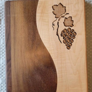 Planche à découper en bambou de qualité supérieure, design moderne et luxueux, ustensiles de cuisine durables faits à la main, compatibles lave-vaisselle, usage domestique et commercial - Product Image 1