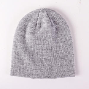 Custom Logo Winter Warm Unisex Blank Plain Waffle Acrylic Cuffed Knitted Beanie <b>Hat</b> jacquard beanie <b>Knit</b> <b>Hat</b> For Travel - Product Image 5