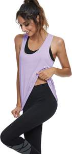 Femmes Fitness Gym débardeur personnalisé respirant coton XS taille courte longueur Style formel pour Yoga en gros vêtements de sport vierges - Product Image 5