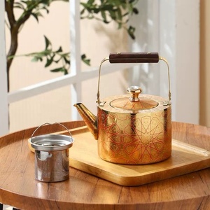 Ramadan Trang Trí Cà Phê Ấm Sang Trọng Men SS Trà Chậu & Ấm Arabic <span class=keywords><strong>Tea</strong></span> <span class=keywords><strong>Set</strong></span> Đối Với Quà Tặng - Product Image 3