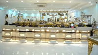 Équipement de restauration professionnel Buffet/Comptoir de plats/Armoire de buffet en acier inoxydable et comptoir de chauffe-plats pour hôtels