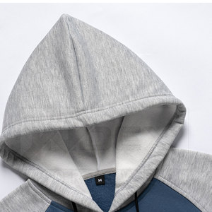 2025 Usine En Gros Hoodies Logo Personnalisé Hommes Hoodies Polyester Couleur Contraste Hoodies Pour Hommes - Product Image 4