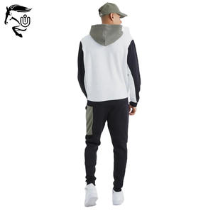 Survêtement à capuche de haute qualité pour hommes Regular Fit Raglan Color Block Tailles et différentes couleurs d'hiver - Product Image 2