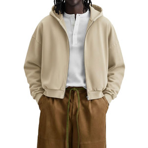 Sweat à capuche en coton délavé à l'acide pour hommes avec chemise intérieure personnalisée Streetwear vintage - Product Image 5