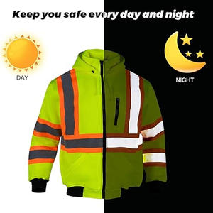 Veste d'hiver de sécurité vêtements de travail veste de travail imperméable veste de sécurité de haute qualité pour homme 2025 faite par robe de sport - Product Image 3