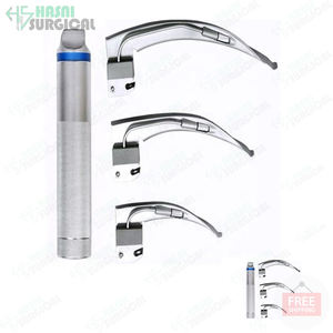 ชุดเครื่องมือตรวจวินิจฉัยไฟเบอร์ออปติก9ใบมีดสเตนเลสเครื่องมือผ่าตัดทางการแพทย์ใบมีดโค้งตรง - Product Image 5