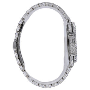 Reloj de Moissanita de Alta Calidad de 41MM con Movimiento ETA, Oro Amarillo, Acero Inoxidable, Estilo Hip Hop, Joyería de Lujo para Hombre - Product Image 6