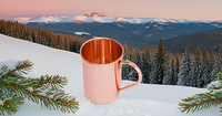 Classique 16 oz Moscou Mule Cuivre Tasses Pur Solide Cuivre Bière Stein Verre Sublimation Caractéristique Eau Vin Lisse Fini