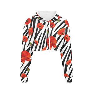 Made in High Quality Material Women Crop <b>Top</b> Hoodies Outdoor Use Quick Dry Women Crop <b>Top</b> Hoodies - Product Image 1